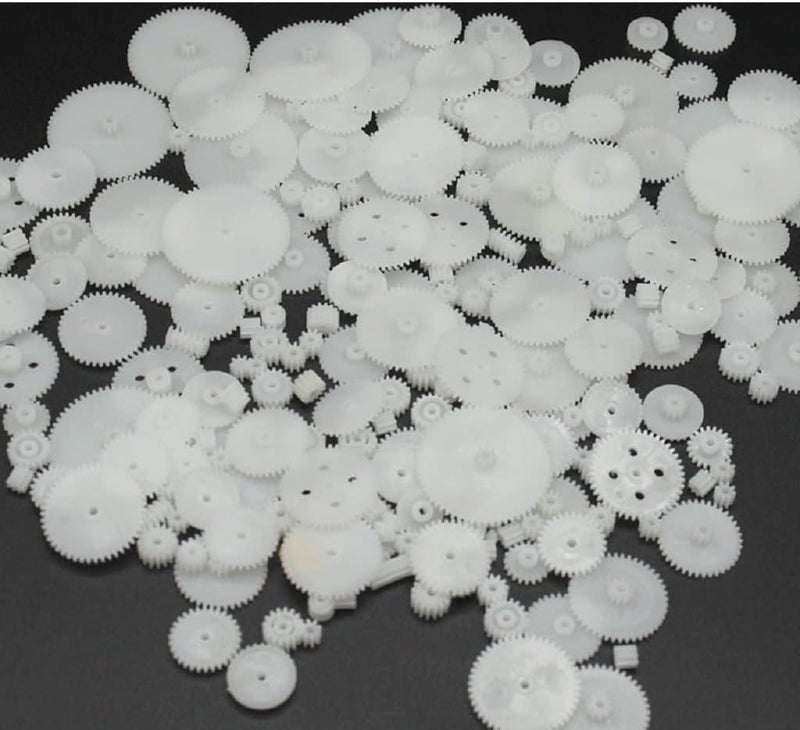 Alextend 200pcs Plastic Gears 0.5 Module for DC Motor DIY Model Toys Accessories - Image 2